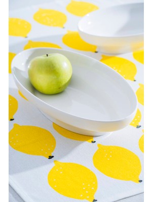 Aria Oval Porselen Tabak - 25 cm