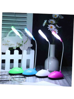 Küçük Boy Flexi Tasarım Çalışma Masa Lambası – 360° Ayarlanabilir Esnek Pilli LED Işık, Göz Yormayan Abajur