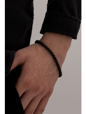 Erkek Çelik Bileklik - Ottoman 5.5mm Polo Erkek Bileklik Künye Ince Model