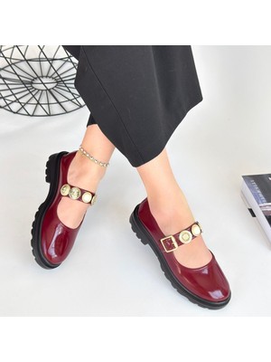 Okira Bordo Rugan Oxford Ayakkabı