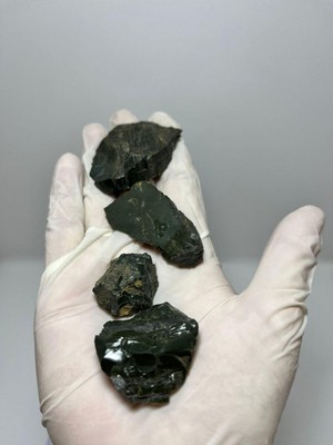 Obsidyen Duygu Taşı 5'li Doğaltaş Kütle