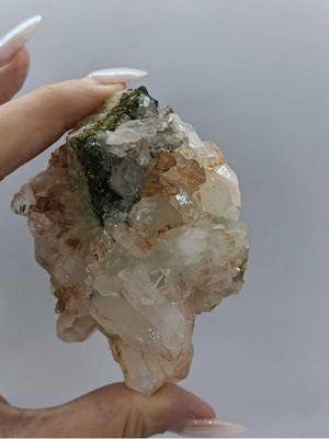 Koleksiyonluk Epidotlu Kuvars Doğaltaş