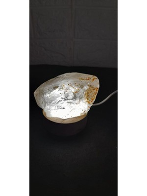 Kristal Kuvars Doğaltaş Huzur Lambası