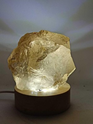 Krıstal Kuvars Doğaltaş Ham Kütle Lamba