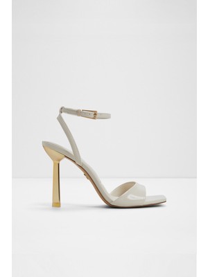 Aldo Illustrious Sandalet Orta Boy Topuklu Sandalet - Beyaz