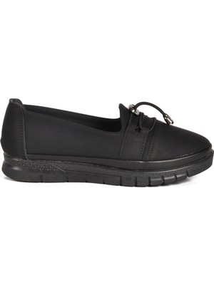 Siyah Hafif Esnek Kadın Casual Ayakkabı 026 Z