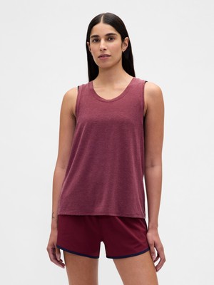 Gap Kadın Bordo Gapfit Breathe Tank Top