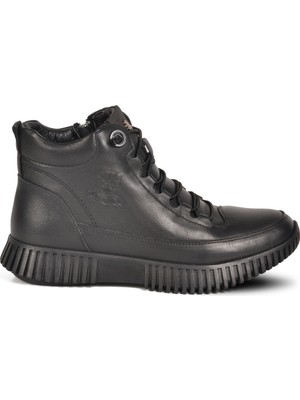 Siyah Hakiki Deri Kadın Bot 25405001K Z