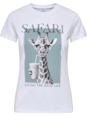 Only Kadın Ekru Tişört 15291975E