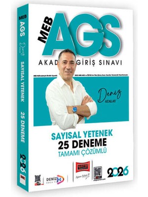 Yargı Yayınları 2026 Meb-Ags Sayısal Yetenek Tamamı Çözümlü 25 Deneme (Deniz Atalay)