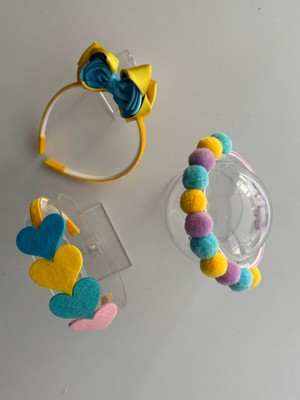 Kalben Accessories Kız Çocuk Şık 3’lü Taç Seti – Parti ve Günlük Kullanım