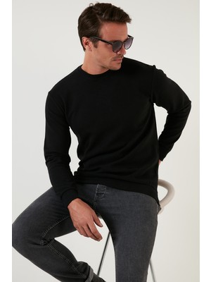 Buratti Slim Fit Bisiklet Yaka Pamuklu Kazak Erkek Kazak 4562013W4