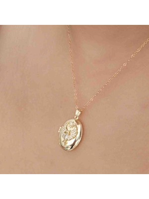 Çelik Gold Uzak Şehir Açılan Anka Kuşu Kolye