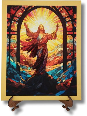 Isa Diriliş Vitray Ahşap Dekor