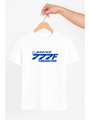 Vecihi Geliyor Boeing 777F Unisex Tshirt Pilot - Havacı - Uçak Tutkunu Hediye