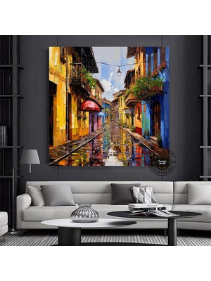 Kolombiya Duvar Sanatı – Cartagena & Bogota Kanvas Baskıları; Kolombiya Ev Dekoru; Latino Sanatı; Ka