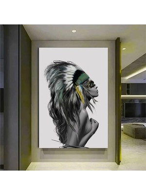 Yerli Amerikalı Tablosu; Kızılderili Kabile Duvar Sanatı; Yerli Amerikalı Kadın Sanatı; Hint Baskısı