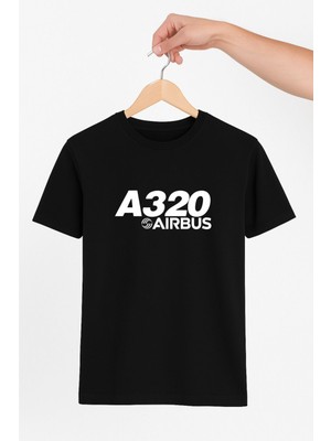Vecihi Geliyor A320  Airbus Baskılı  Tshirt Pilot - Havacı - Uçak Tutkunu Hediye