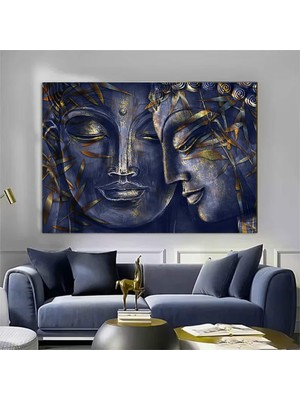 Buda Kanvası, Asya Duvar Sanatı, Buda Duvar Tablosu, Meditasyon Kanvası, Buda Posteri, Budist Baskı