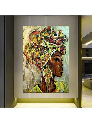 Etnik Kanvas Sanatı, Kadın Duvar Sanatı, Kanvas Duvar Sanatı, Etnik Kadın Duvar Sanatı