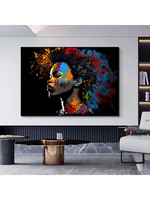 Modern Afro-Amerikan Kadın Graffiti Duvar Sanatı, Kadın Graffiti Duvar Dekoru