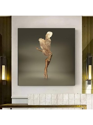 Dans Eden Balerin Duvar Sanatı Kanvas; Figüratif Dansçı Baskı; Klasik Bale; Modern Dans