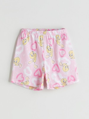 Lc Waikiki Yeni Sezon Beli Lastikli Tweety Baskili Kiz Cocuk Pijama Alt - S5I640Z1