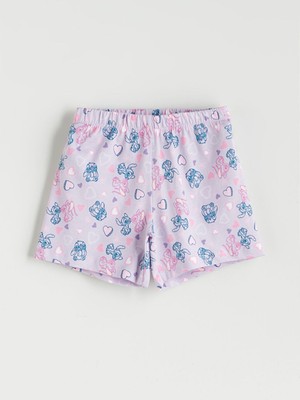 Lc Waikiki Yeni Sezon Stitch & Angel Baskili Kiz Cocuk Pijama Alt - S5N660Z1