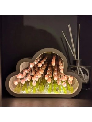 El Yapımı Büyük Boy Bulut Gece Lambası