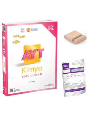 345 -Üç Dört Beş Ayt Kimya Soru Bankası Yks 2026 +Telefon Tutucu + Deneme