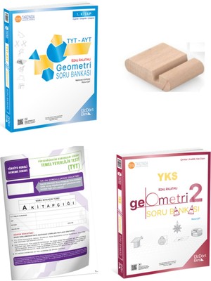 345 Üç Dört Beş Tyt-Ayt Geometri 1 ve 2 Konu Anlatımlı Soru Bankası Yks 2026 +Telefon Tutucu+Deneme