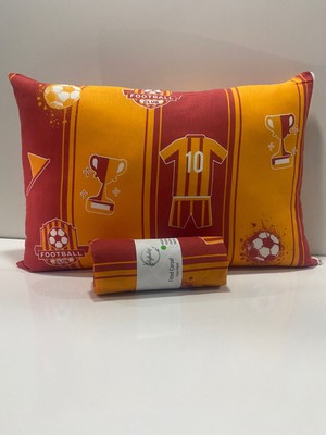 Uykulife Sarı Kırmızı Taraftar Tek Kişilik Lastikli Çarşaf