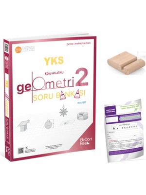 345 -Üç Dört Beş Tyt-Ayt Geometri 2 Konu Anlatımlı Soru Bankası Yks 2026 +Telefon Tutucu + Deneme