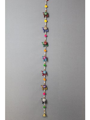 7'li Asmalı Aynalı Fil Model 2