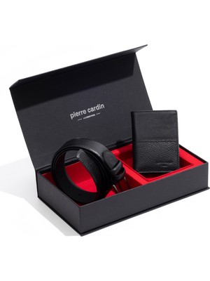 Pierre Cardin Erkek Siyah 2'li Kemer Set 50319276-VR046