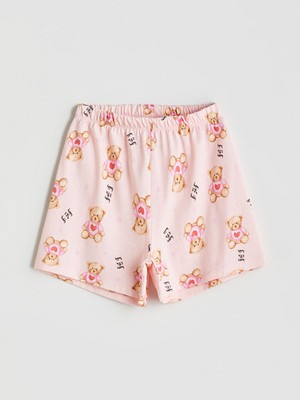 Lc Waikiki Yeni Sezon Ayi Teddy Baskili Kiz Cocuk Pijama Alt - S5G841Z1