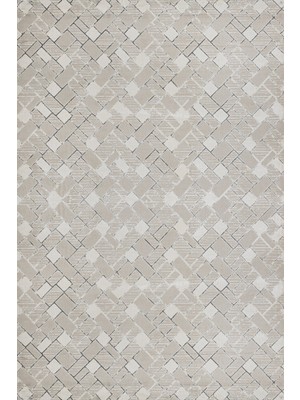 Halınet Gri Geometrik Etnik Modern Desenli Pamuk Makinada Yıkanabilir Hav Toz Vermez Leke Tutmayan Kaymaz Taban Dijital Makine Baskı Salon Yolluk Mutfak Halı