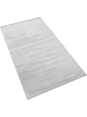 Hali.Net 80x400 cm Gri Modern Klasik Çerçeveli Halı | Yolluk Koridor Mutfak Halısı | Hav Vermez Leke Tutmaz | 5012-GRİ