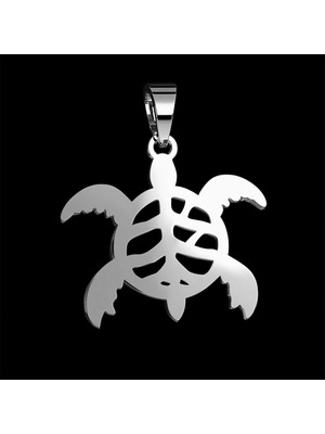 TabiTela 925 Ayar gümüş kolye kaplumbağa   SM8386