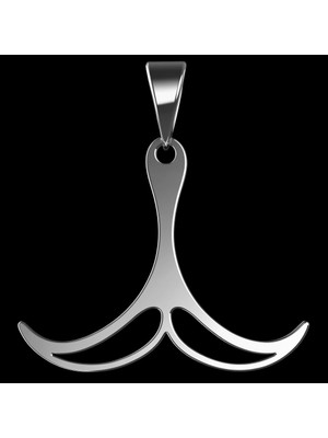 TabiTela 925 Ayar gümüş kolye balina kuyruğu   SM8463