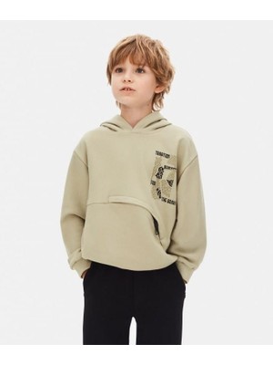 Erkek Kapuşonlu Sweatshirt 25KNK49311