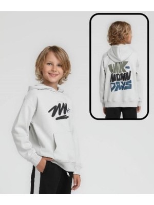 Erkek Kapuşonlu Sweatshirt 25KESC1854