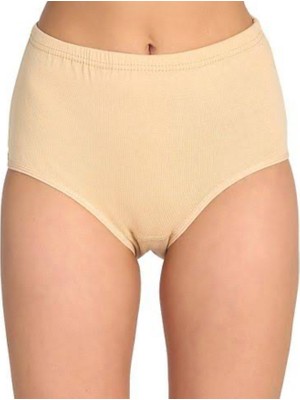 Tutku Kadın Ribana Bato Külot 6'lı Paket-Ten