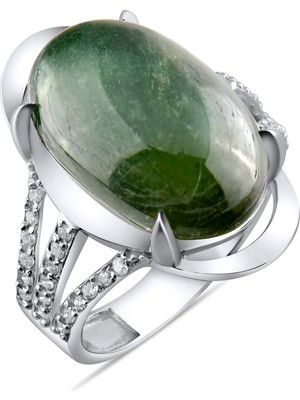 1.43 Karat Pırlanta Zümrüt Yüzük, Gerçek Pırlanta, Sertifikalı Mücevher