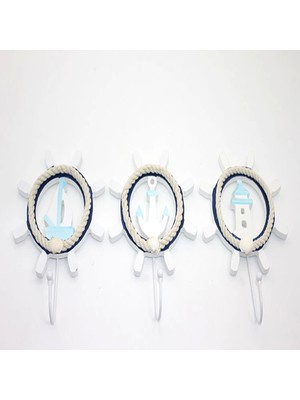 Ahşap Marin Dümenli Askılık