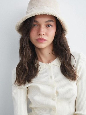 Lcw  Kadın Pelüş Bucket Şapka  (W5)