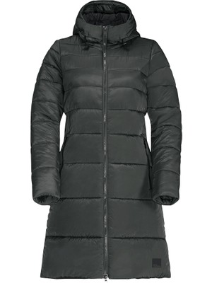Jack Wolfskin Eisbach Coat Kadın Yeşil Outdoor Ceketi