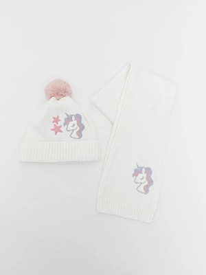 Lcw  Ponpon Detaylı Kız Çocuk Atkı ve Bere Takım  (W5)