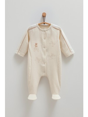 Caramell Chich Girl Çıtçıtlı Tulum - Taş