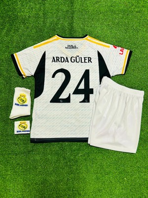 R.madridd 2023-24 Yeni Sezon A.r.d.a-G.ü.l.e.r Iç Saha Çocuk Forması (Armalı Set)
